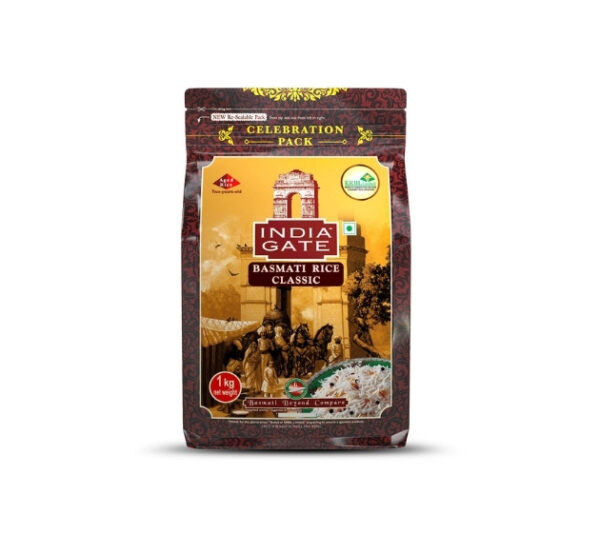 India Gate Basmati Rice Classic 1Kg